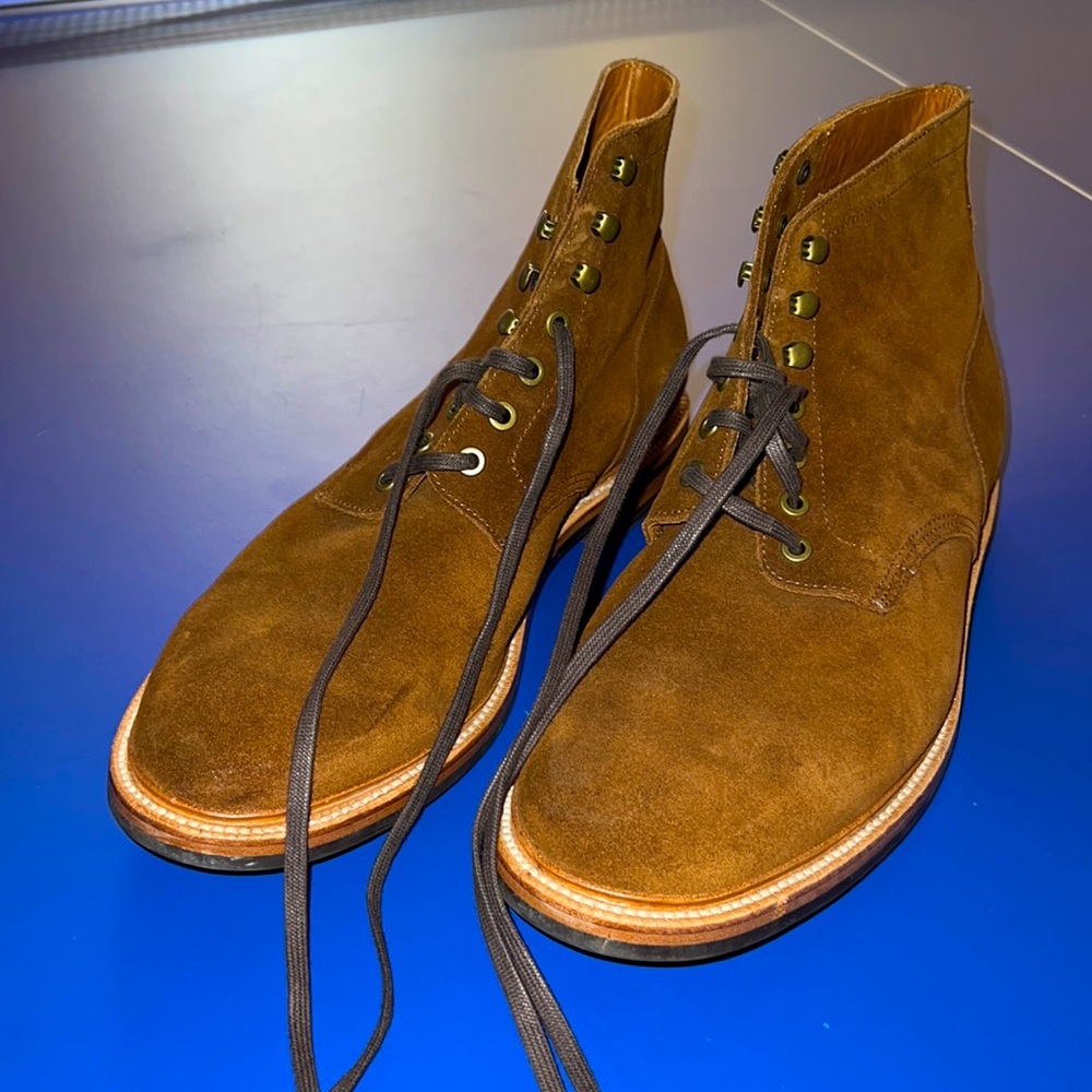 Grant Stone Brown Suede Boots